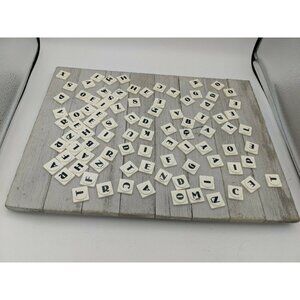 1985 Last Word Board Game Replacement Playing Tile Pieces Only Letters